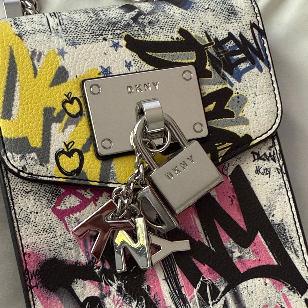DKNY Multicolor Graffiti Crossbody Bag - Picture 6 of 6